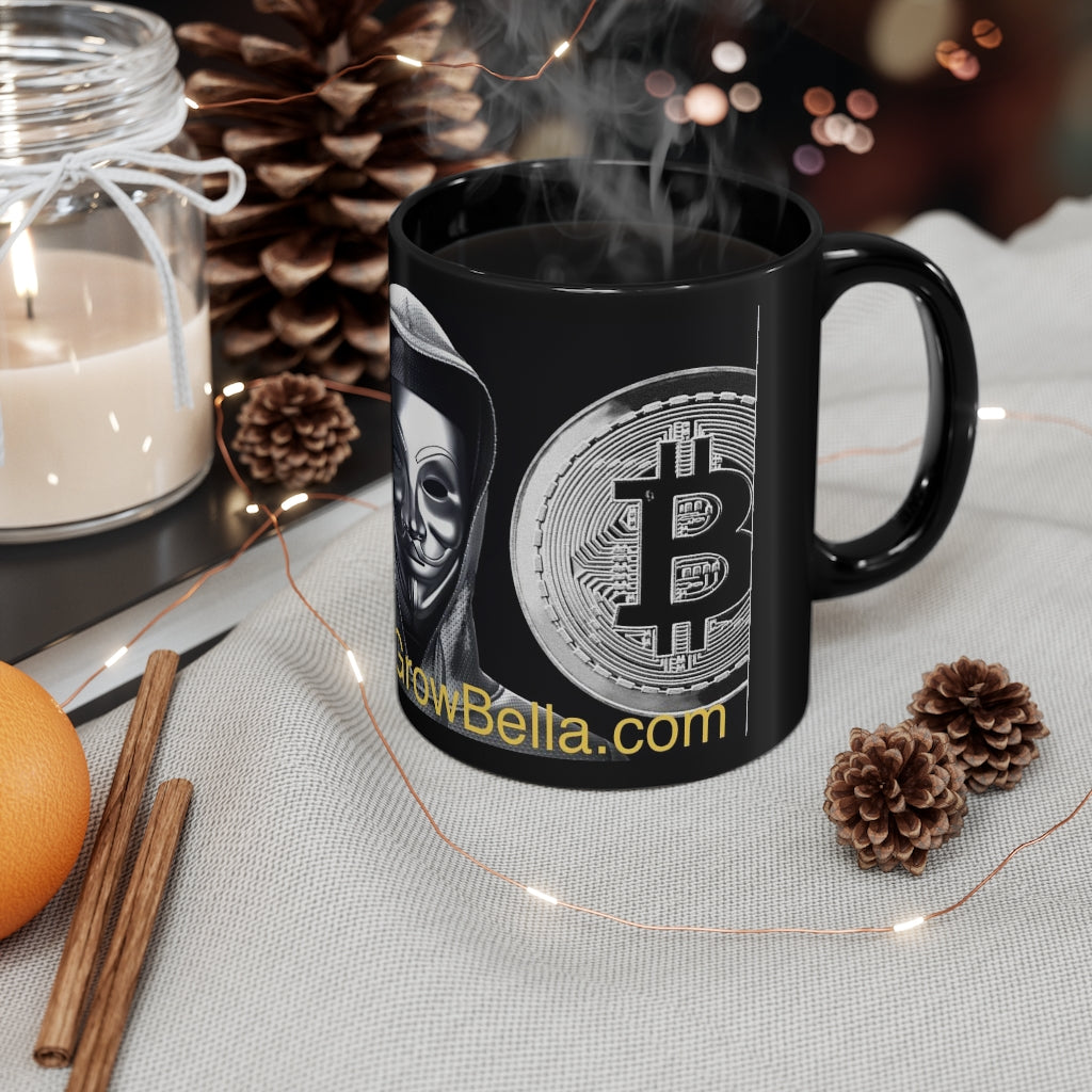 Crypto btc 11oz Black Mug