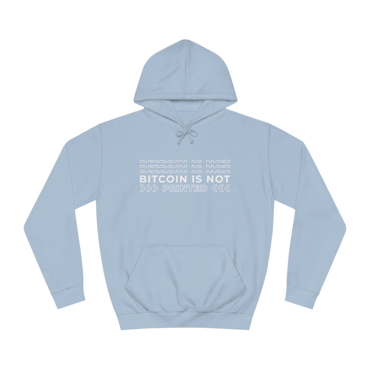 Bitcoin Is not printed Hoodie