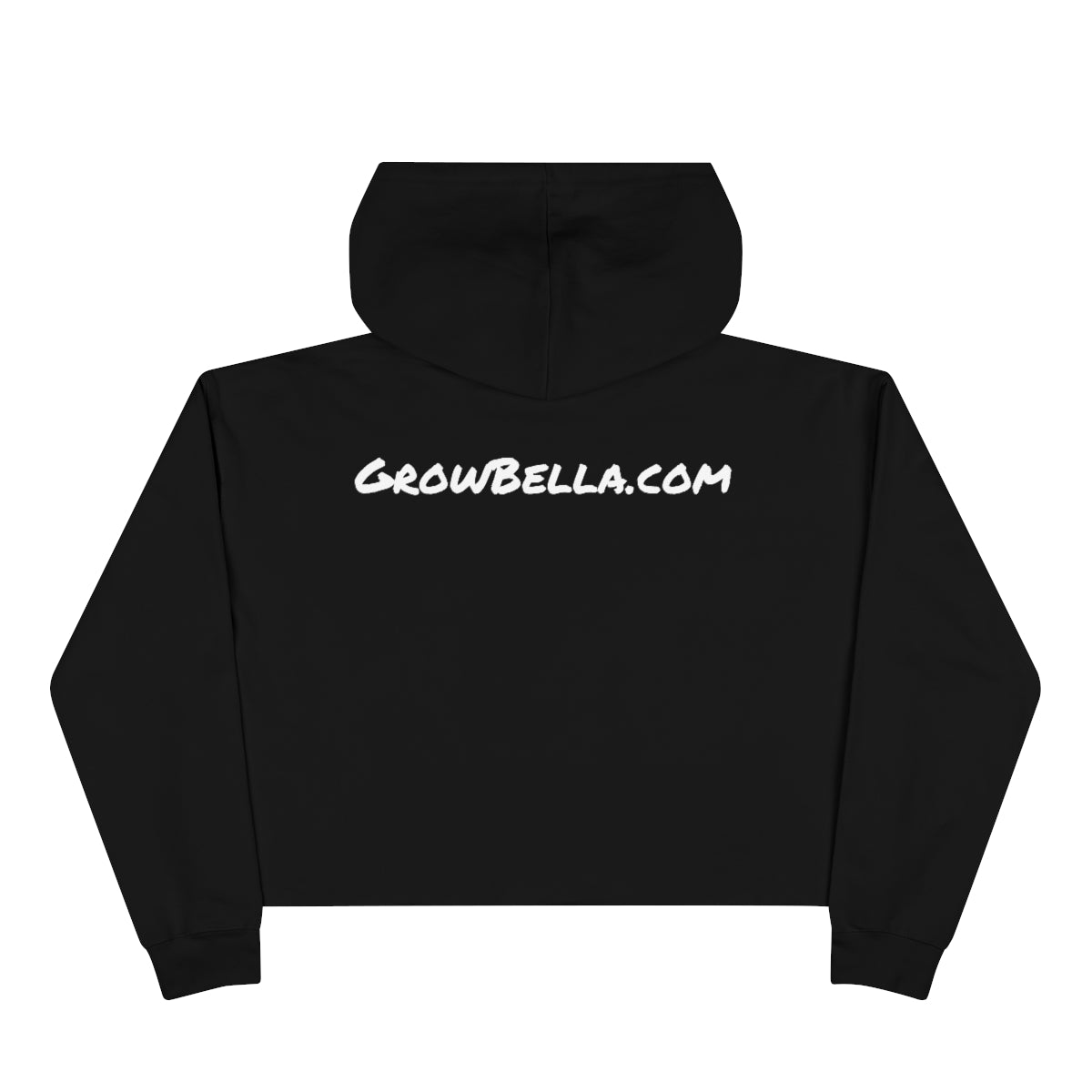 Health Wealth Happiness Womens Crop Hoodie