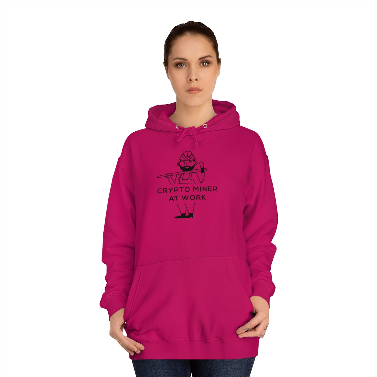 Let People know You Mine Crypto with our mining Hoodie