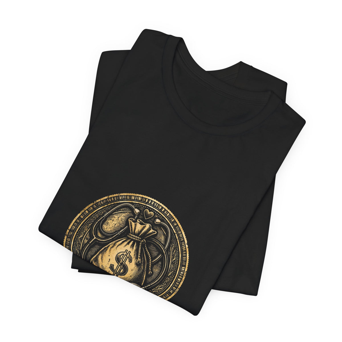 Grow Bella "Health Is the Real Bag" Illustrated Tee