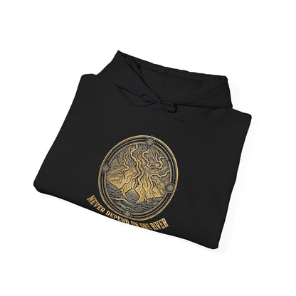 Grow Bella "Never Depend On One River" Illustrated Hoodie