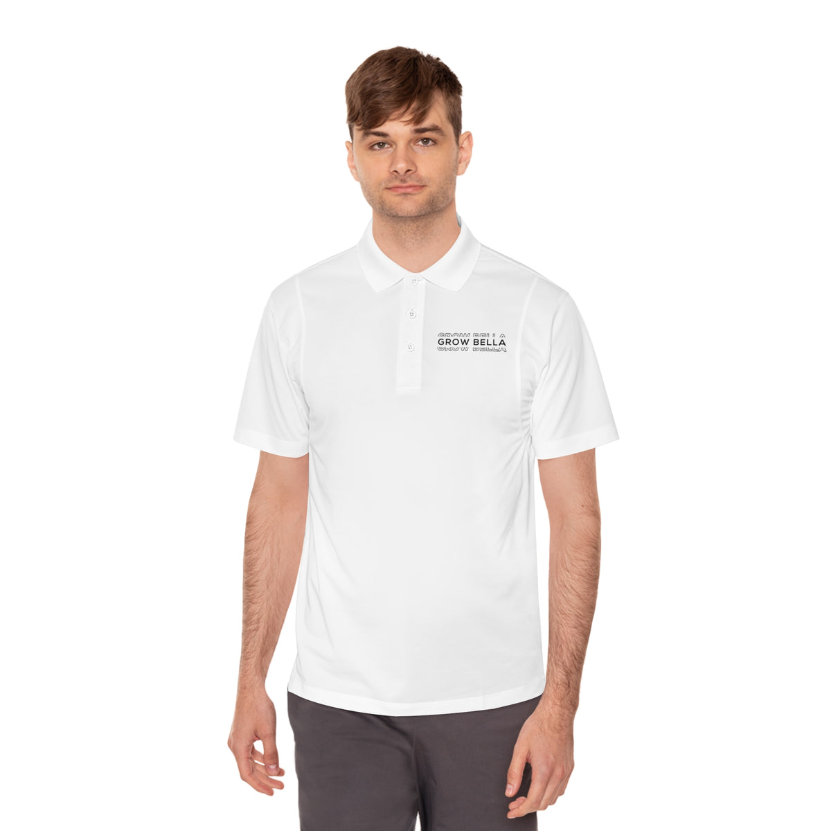Grow Bella Men's Sport Polo Shirt