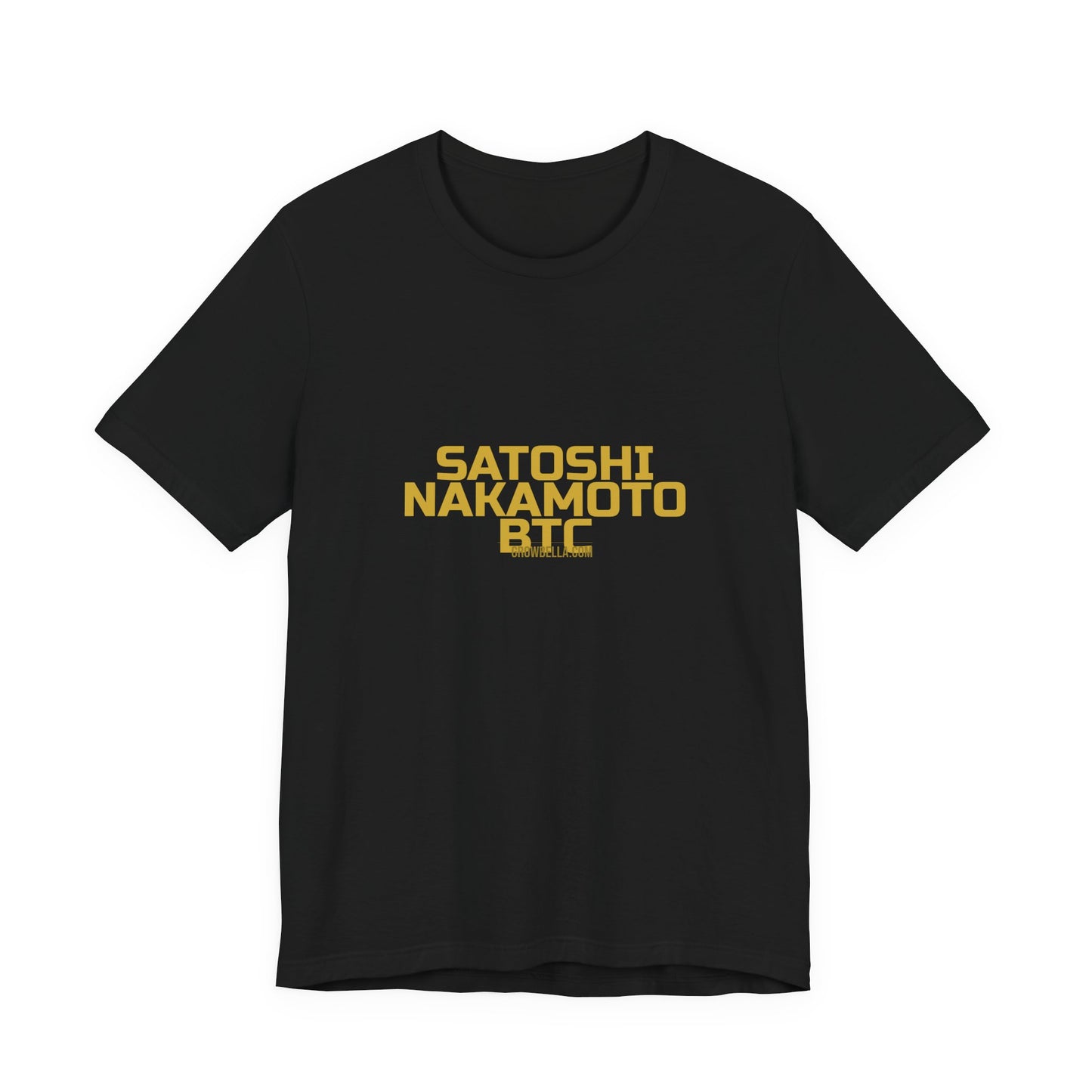 Grow Bella "Satoshi Nakamoto BTC" Unisex Cotton Tee