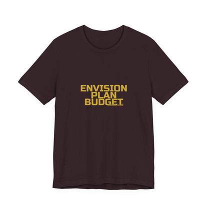 Grow Bella "Envision Plan Budget" Unisex Cotton Tee