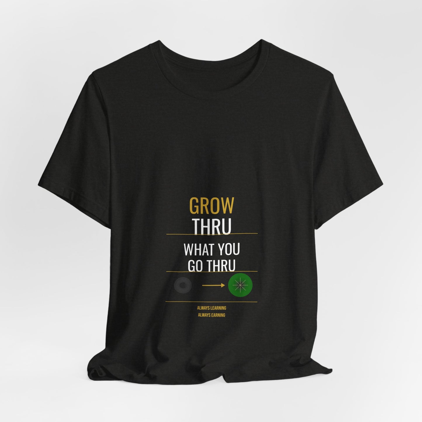 Grow Thru What You Go Thru — Unisex Cotton Tee