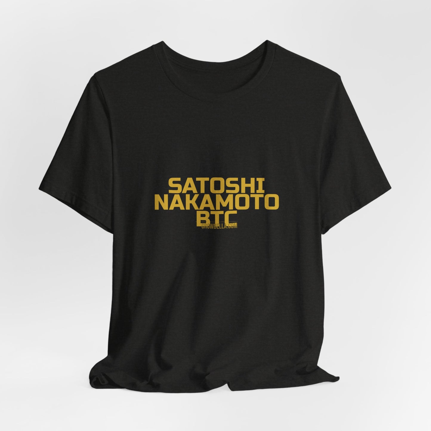 Grow Bella "Satoshi Nakamoto BTC" Unisex Cotton Tee