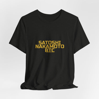 Grow Bella "Satoshi Nakamoto BTC" Unisex Cotton Tee