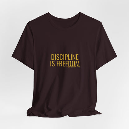 Grow Bella "Discipline Is Freedom" Unisex Cotton Tee