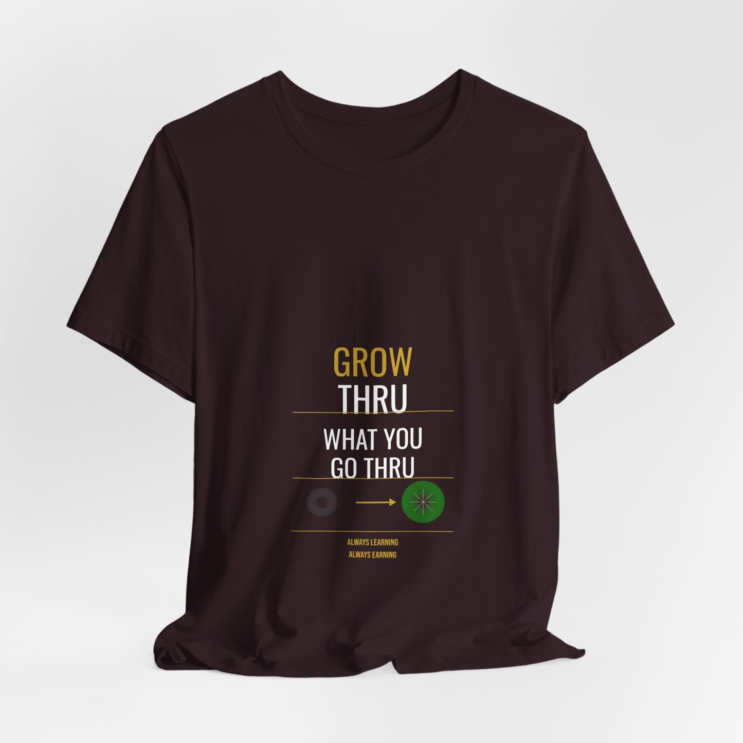 Grow Thru What You Go Thru — Unisex Cotton Tee