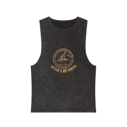 Grow Bella "Bitcoin Is Not Printed" Illustrated Tank