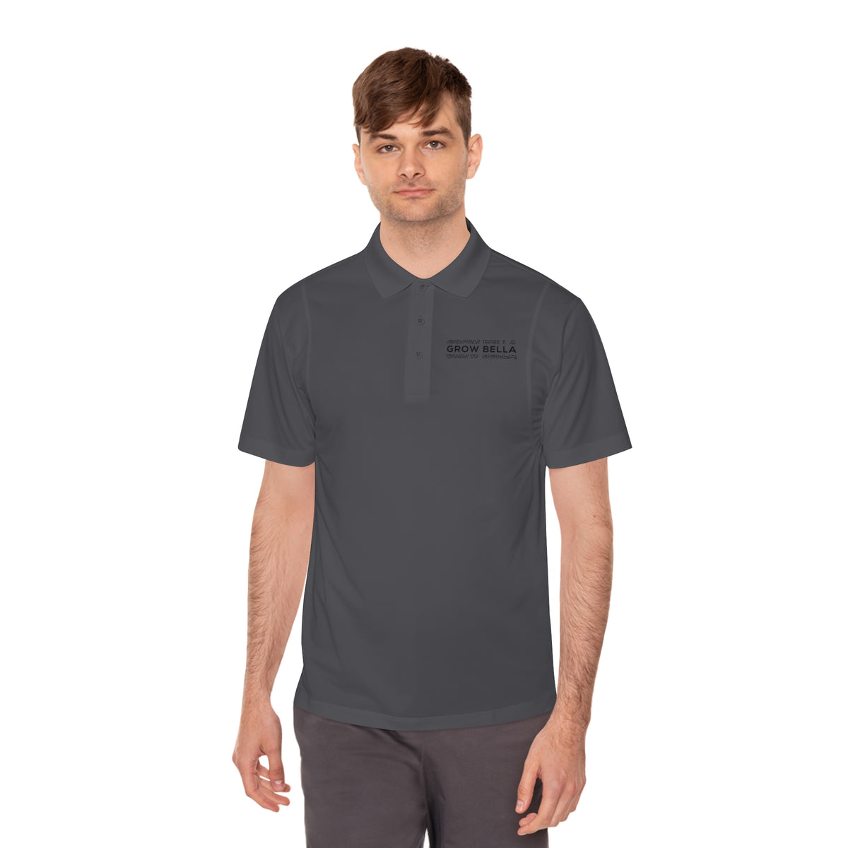 Grow Bella Men's Sport Polo Shirt