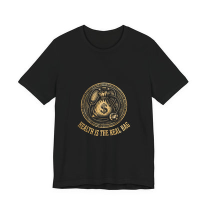 Grow Bella "Health Is the Real Bag" Illustrated Tee