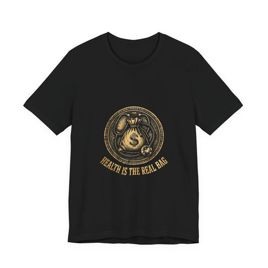 Grow Bella "Health Is the Real Bag" Illustrated Tee