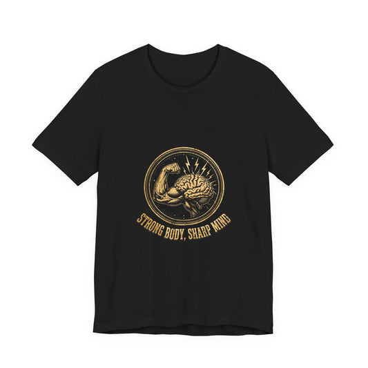 Grow Bella "Strong Body, Sharp Mind" Illustrated Tee