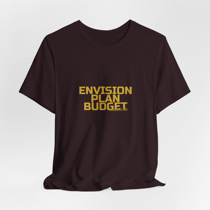 Grow Bella "Envision Plan Budget" Unisex Cotton Tee
