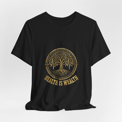 Grow Bella "Health Is Wealth" Illustrated Tee