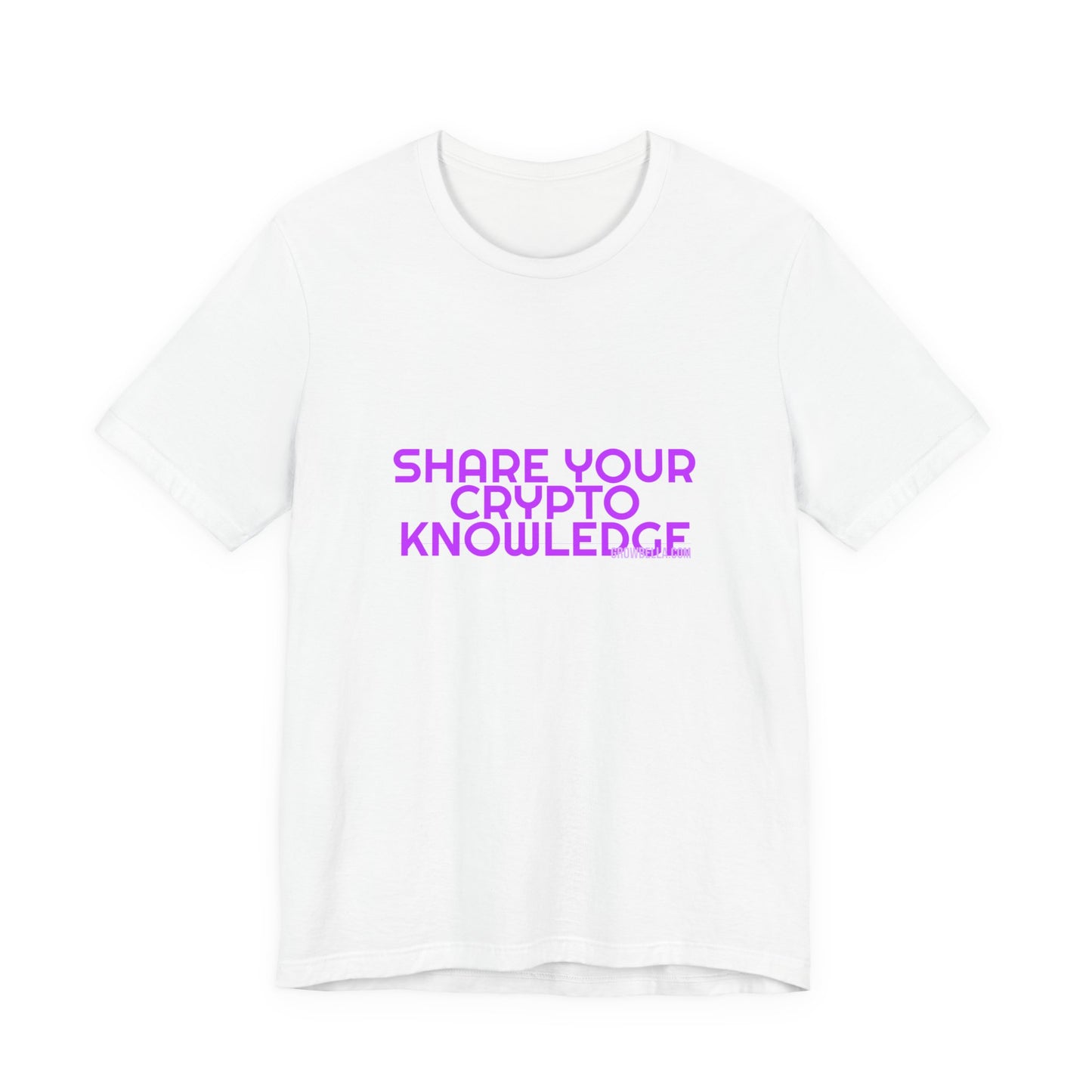 Grow Bella Women's "Share Your Crypto Knowledge" Tee