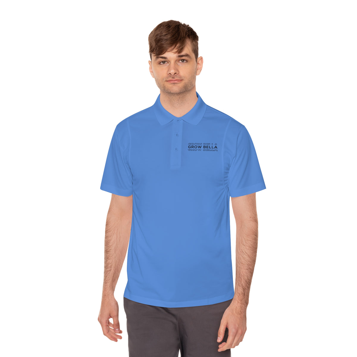 Grow Bella Men's Sport Polo Shirt