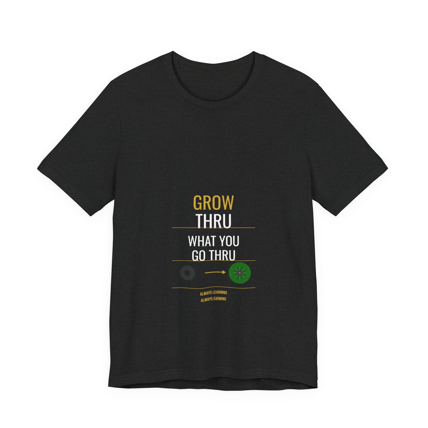 Grow Thru What You Go Thru — Unisex Cotton Tee