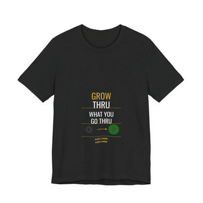 Grow Thru What You Go Thru — Unisex Cotton Tee