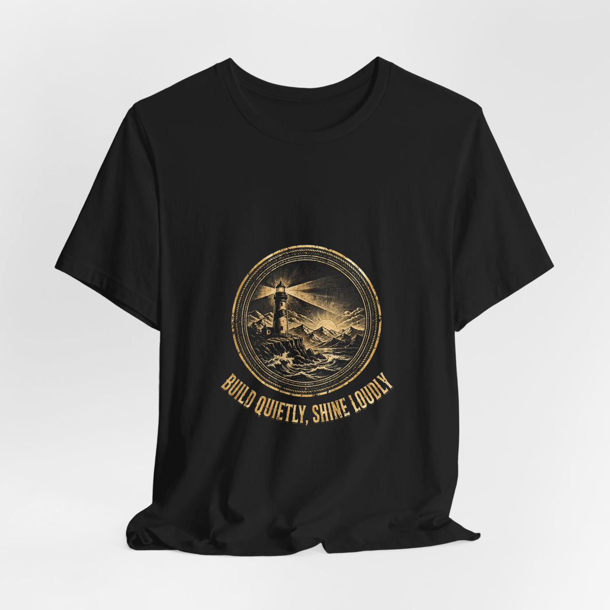 Grow Bella "Build Quietly, Shine Loudly" Illustrated Tee