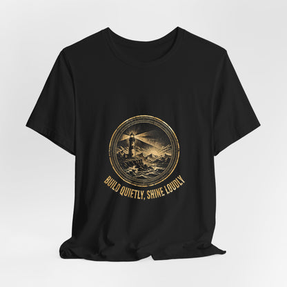 Grow Bella "Build Quietly, Shine Loudly" Illustrated Tee