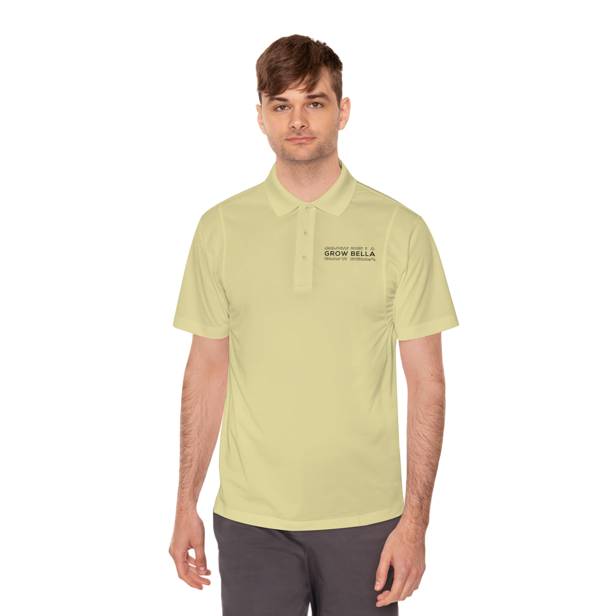 Grow Bella Men's Sport Polo Shirt