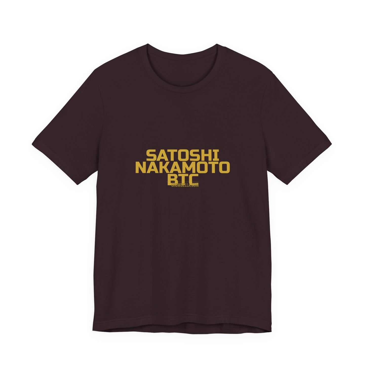 Grow Bella "Satoshi Nakamoto BTC" Unisex Cotton Tee