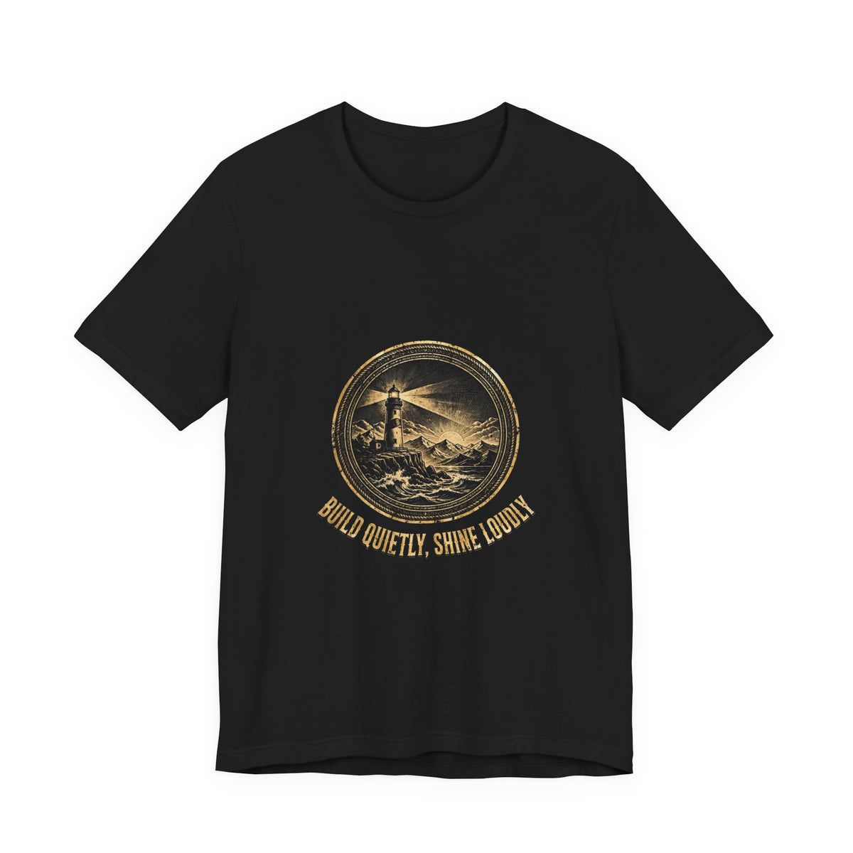 Grow Bella "Build Quietly, Shine Loudly" Illustrated Tee