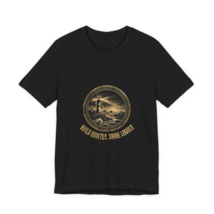 Grow Bella "Build Quietly, Shine Loudly" Illustrated Tee