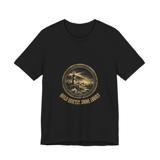 Grow Bella "Build Quietly, Shine Loudly" Illustrated Tee