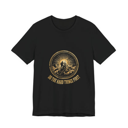 Grow Bella "Do the Hard Things First" Illustrated Tee