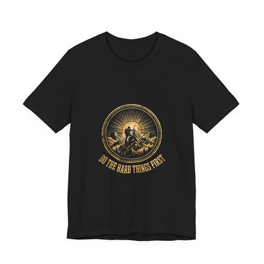 Grow Bella "Do the Hard Things First" Illustrated Tee