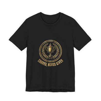 Grow Bella "Earned, Never Given" Illustrated Tee