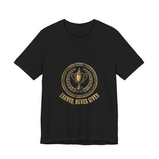 Grow Bella "Earned, Never Given" Illustrated Tee