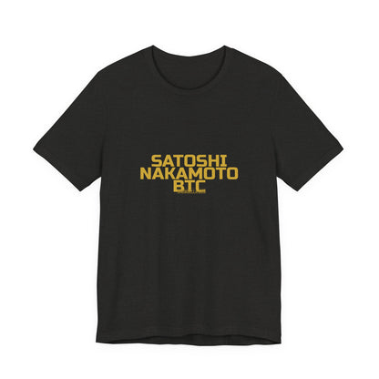 Grow Bella "Satoshi Nakamoto BTC" Unisex Cotton Tee