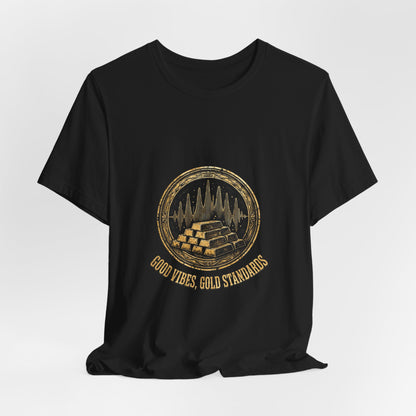 Grow Bella "Good Vibes, Gold Standards" Illustrated Tee