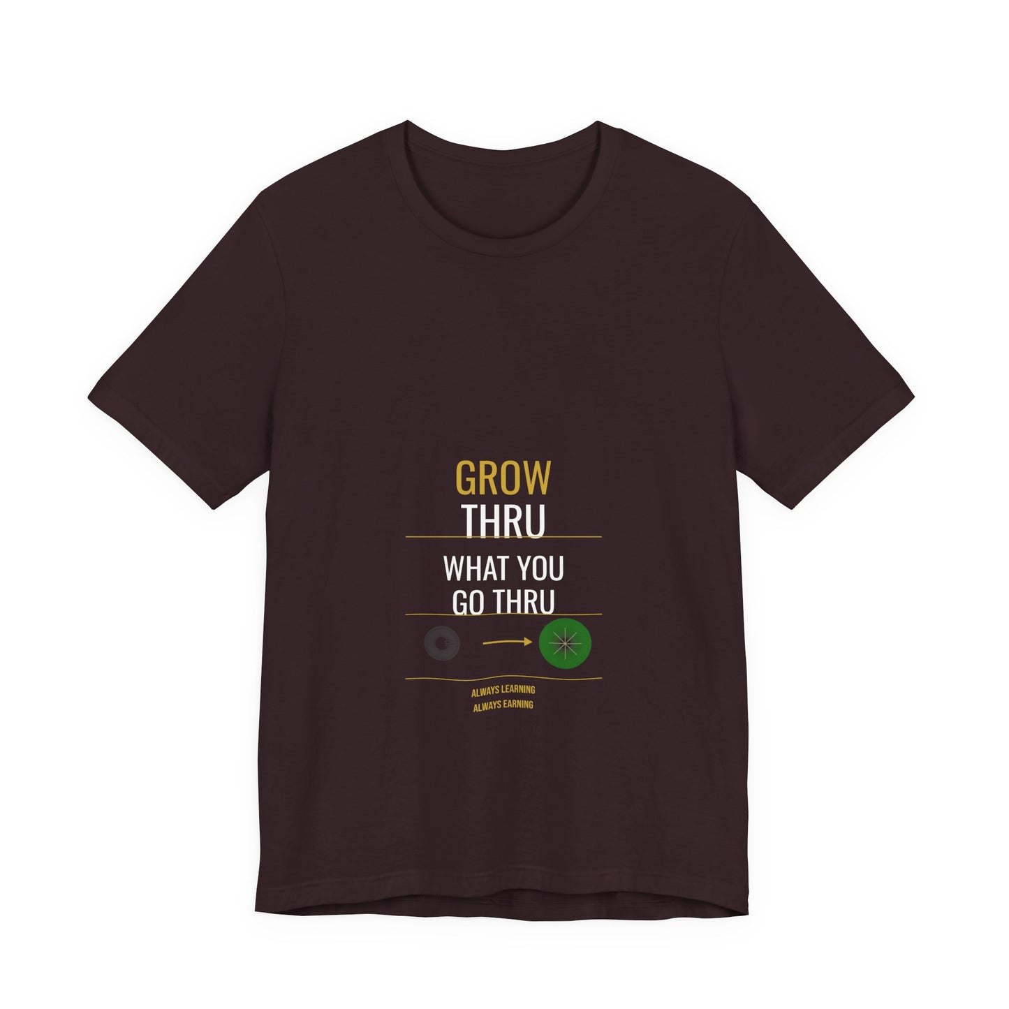 Grow Thru What You Go Thru — Unisex Cotton Tee