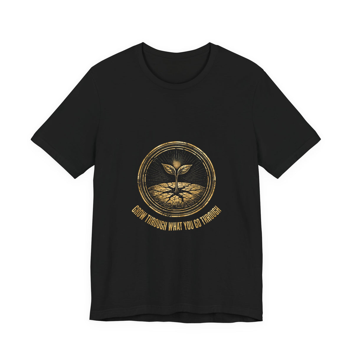 Grow Bella "Grow Through What You Go Through" Illustrated Tee