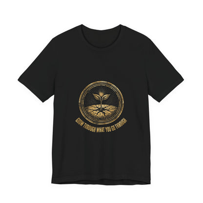 Grow Bella "Grow Through What You Go Through" Illustrated Tee