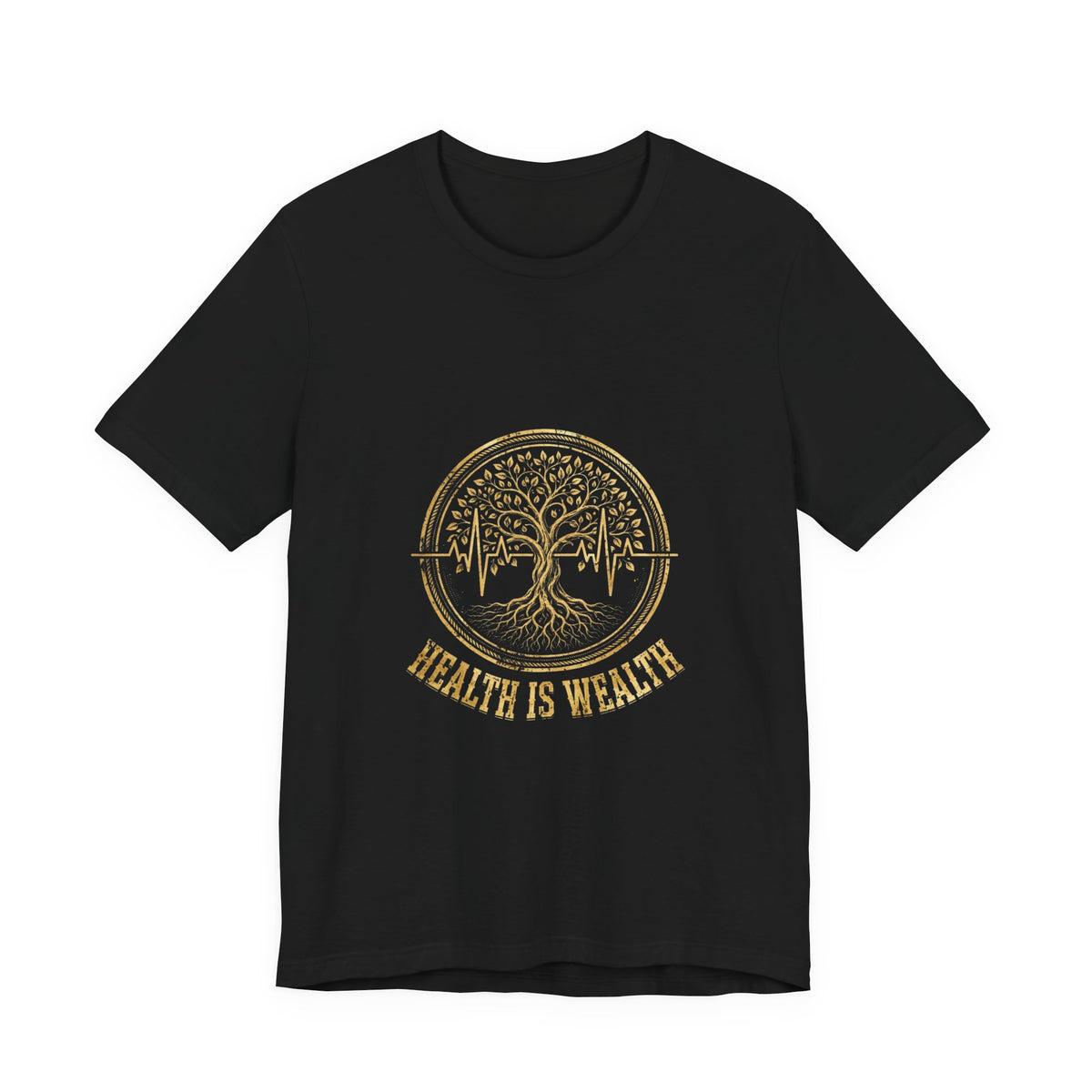 Grow Bella "Health Is Wealth" Illustrated Tee