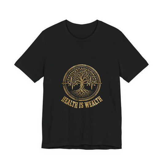 Grow Bella "Health Is Wealth" Illustrated Tee