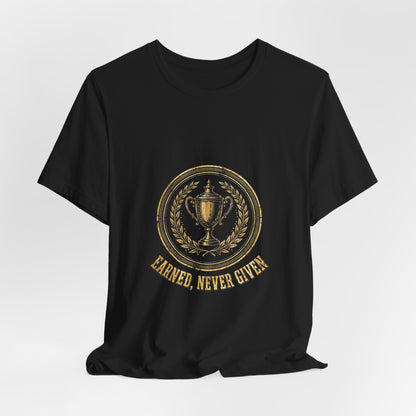 Grow Bella "Earned, Never Given" Illustrated Tee