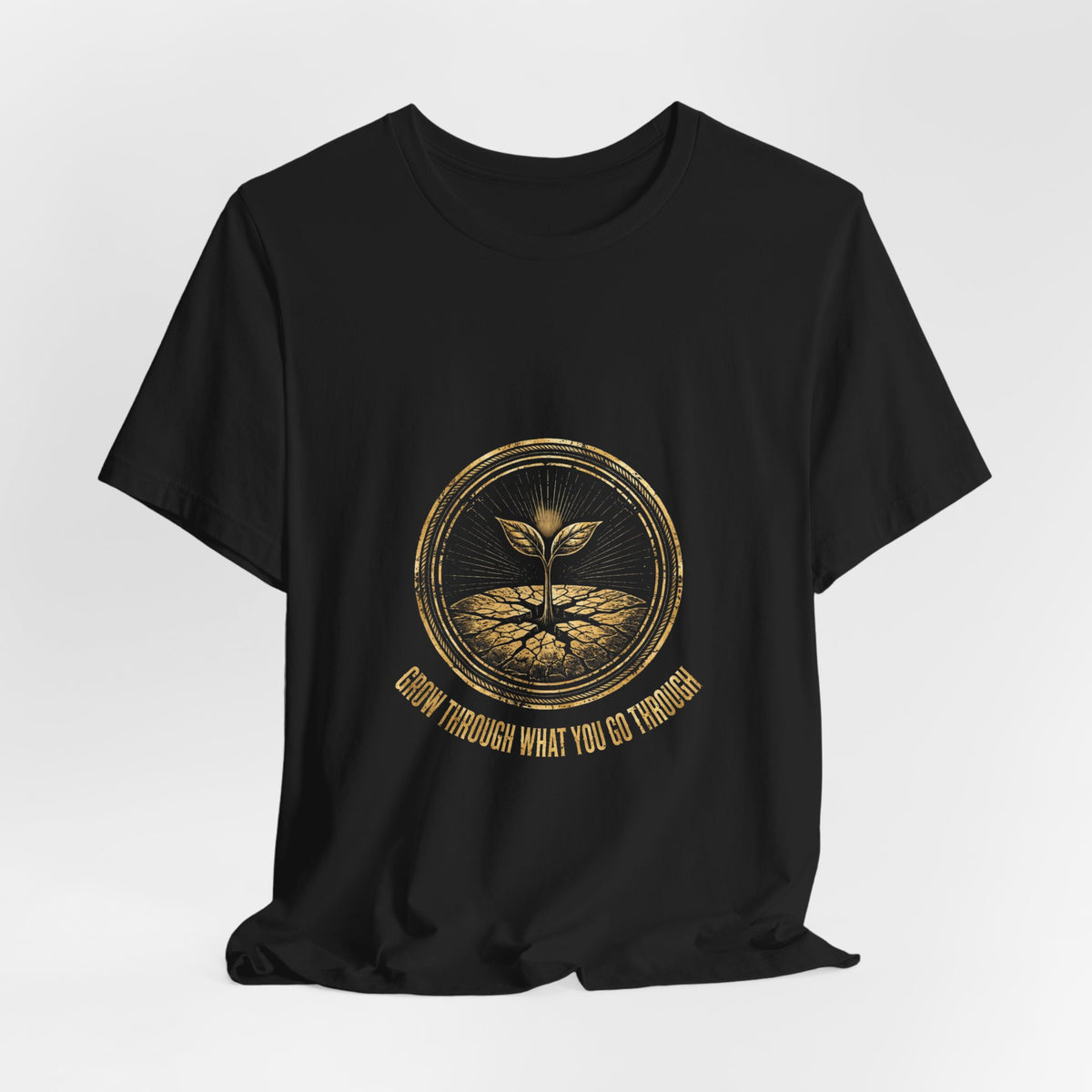 Grow Bella "Grow Through What You Go Through" Illustrated Tee