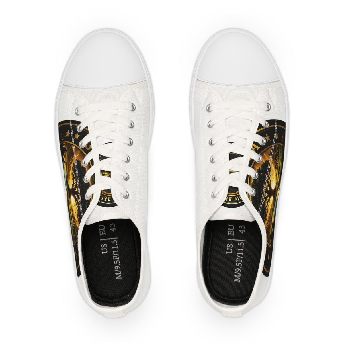 Grow Bella Gold Edition Low Top Sneakers