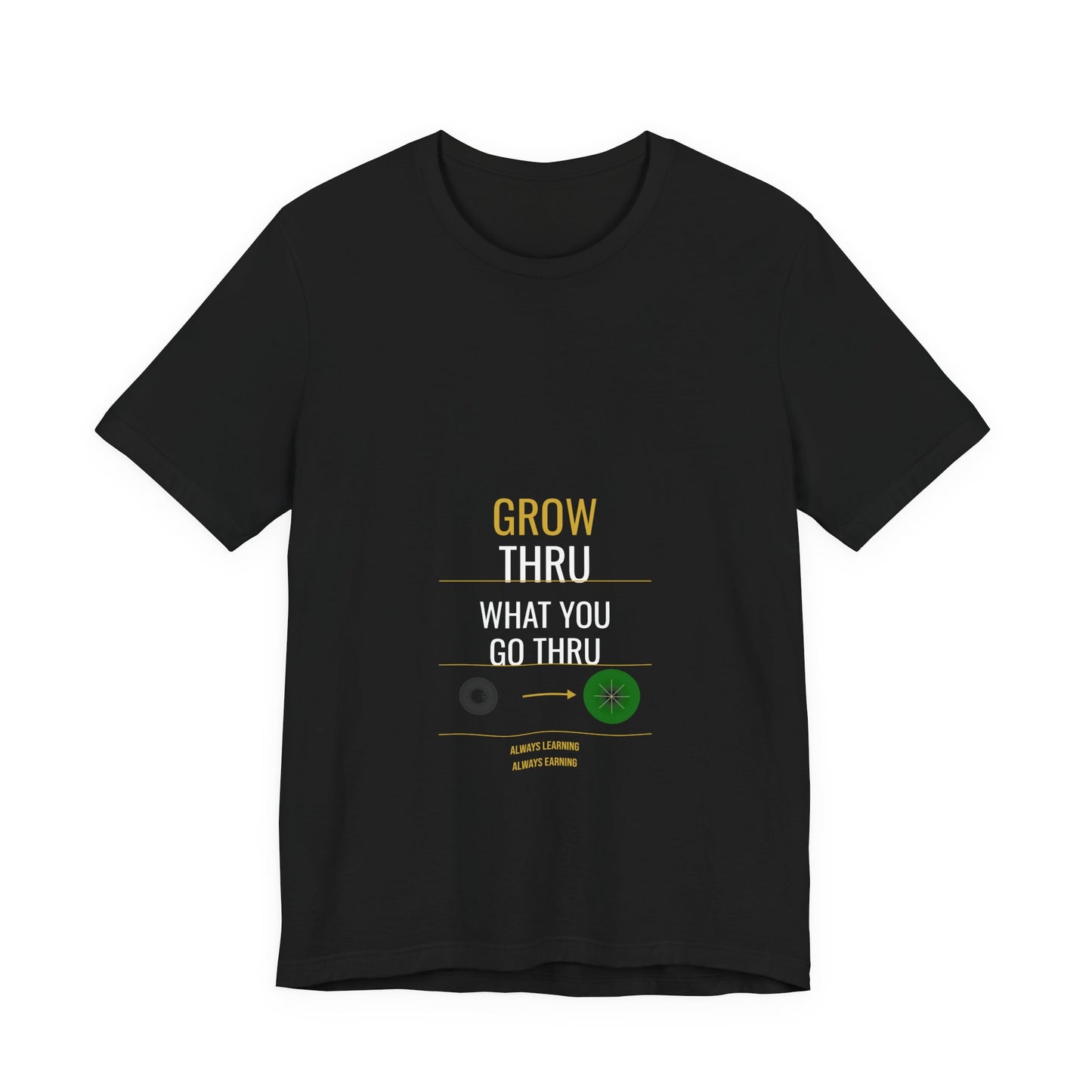 Grow Thru What You Go Thru — Unisex Cotton Tee