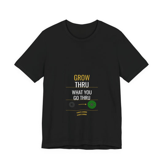 Grow Thru What You Go Thru — Unisex Cotton Tee