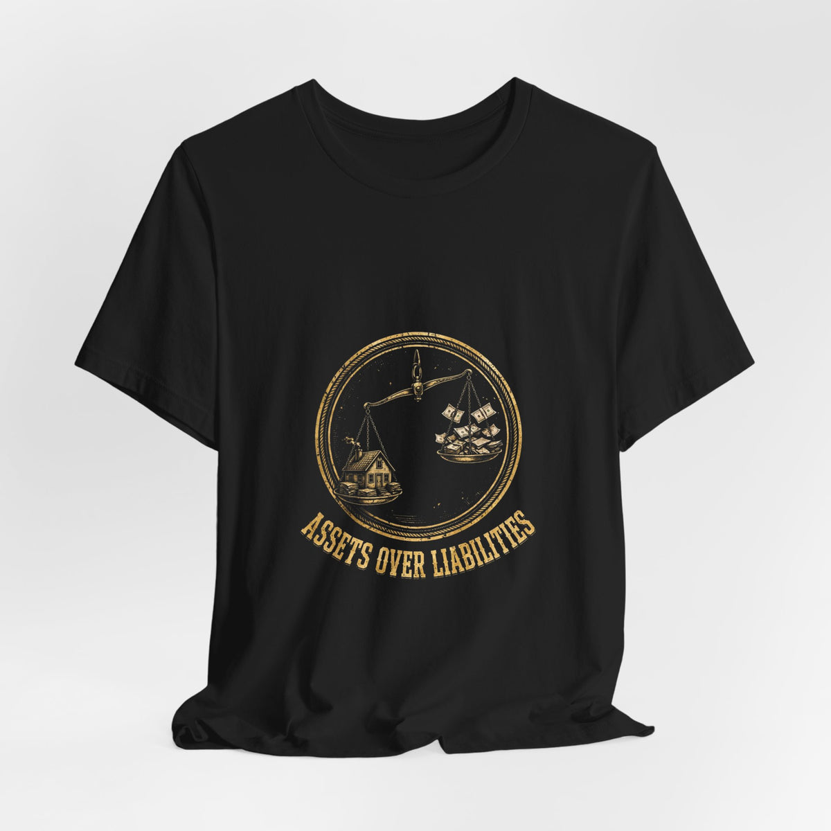Grow Bella "Assets Over Liabilities" Illustrated Tee
