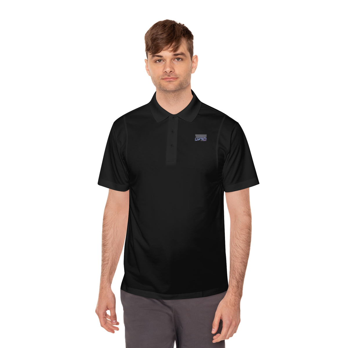PWP Polo — Chest Logo + Back Text